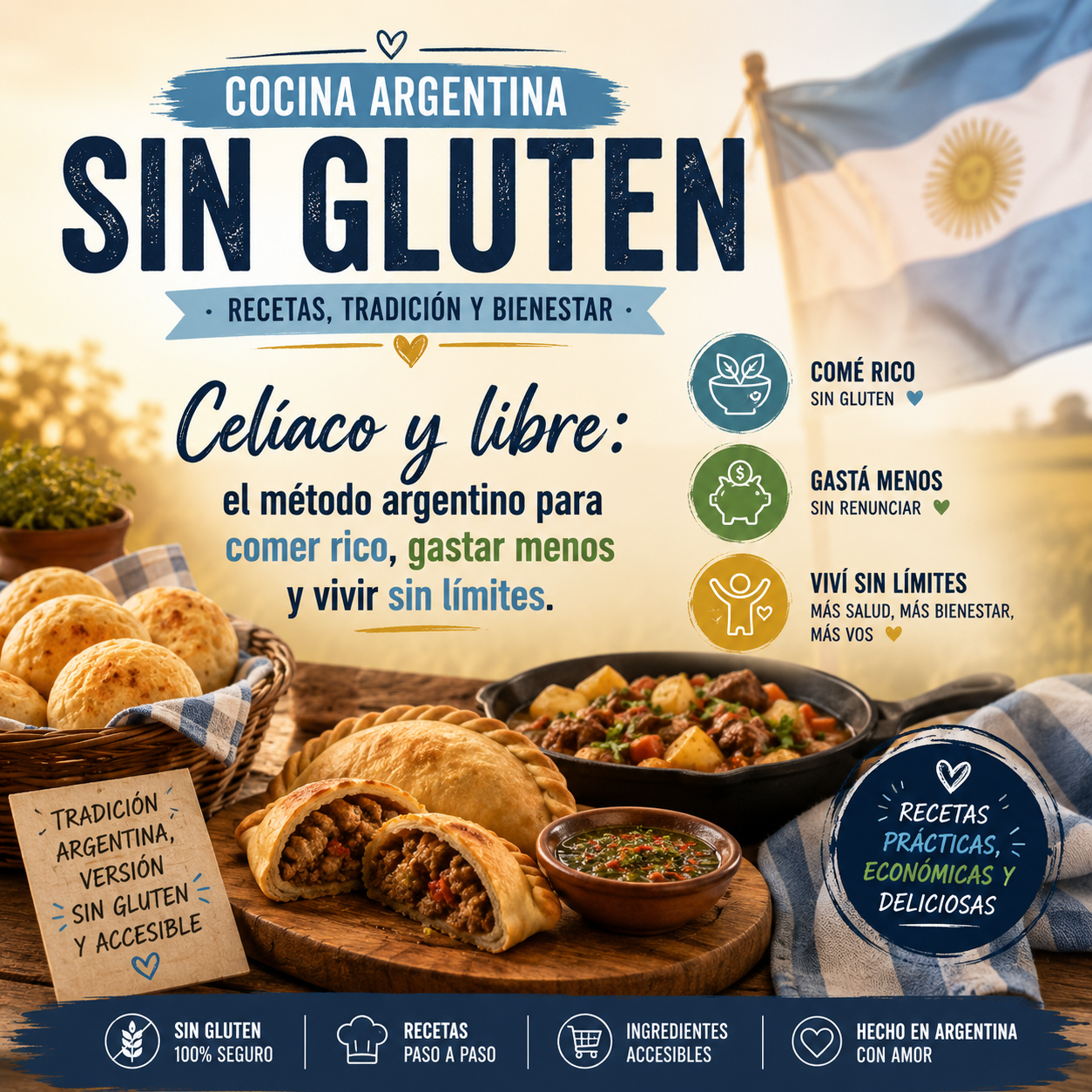 Celíaco y libre: el método argentino para comer rico, gastar menos y vivir sin límites